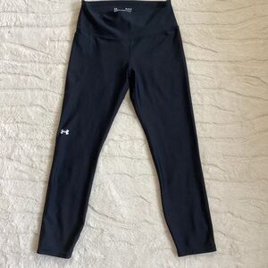 Under Armour Women Compression Leggings Black Size M Heatgear Athletic